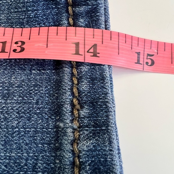 Aura jean denim shorts by women for wrangler Size X Small with spandex - Picture 8 of 12